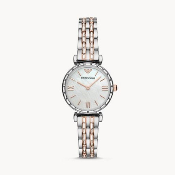 Emporio Armani Two-Hand Two-Tone Stainless Steel main image 4